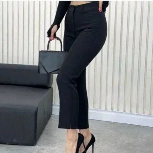 شلوار مازراتی دمپا چاکدار زنانه